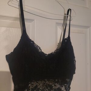 Elegant Black Lace Camisole